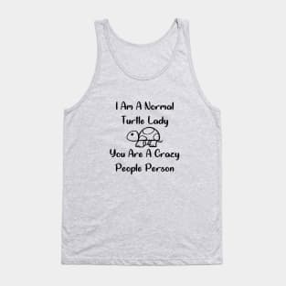 Normal Turtle Lady Tank Top